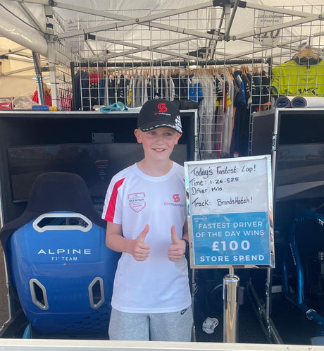 Pitwalk Fastest lap driving simulator challenge at BTCC Brands Hatch Circuit 12th May 2024