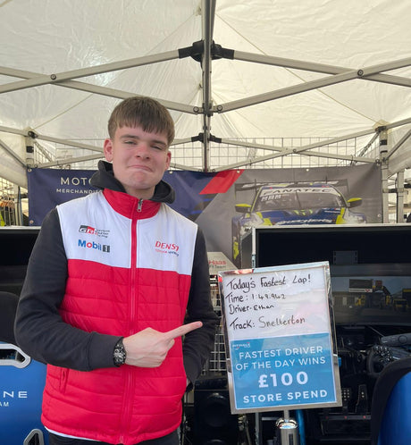 Pitwalk Fastest lap driving simulator challenge at BTCC Snetterton Circuit 28th May 2024