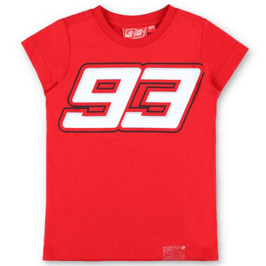 Marc Marques Moto GP #93 Kids Red Front Print Tee Shirt