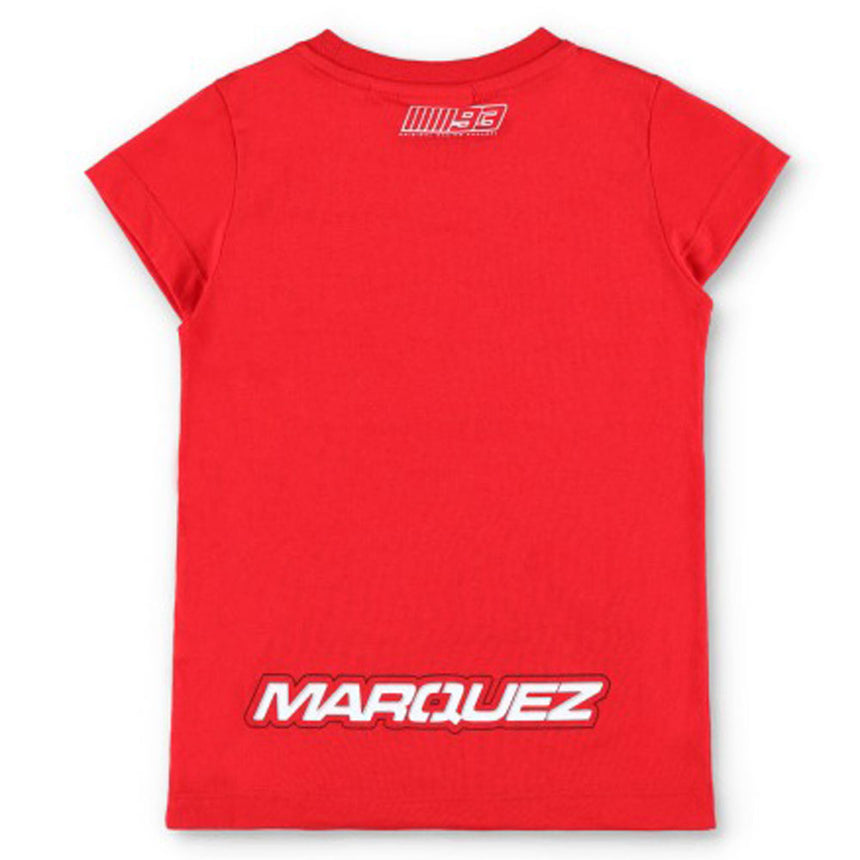 Marc Marques Moto GP #93 Kids Red Front Print Tee Shirt