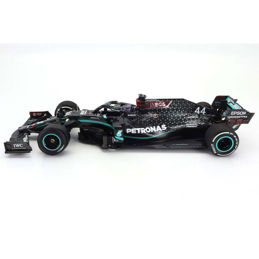 Minichamps 1:18 Mercedes AMG Petronas Lewis Hamilton Winner British GP 2020 Limited Edition Model