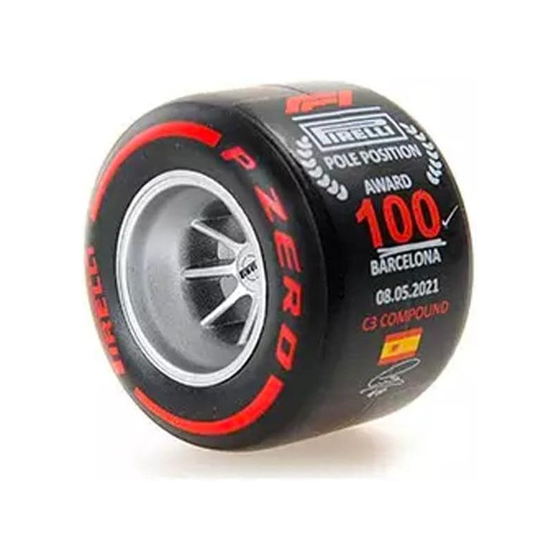 Minichamps 1:18 Mercedes AMG Petronas Lewis Hamilton Spanish GP 2021 100th Pole Position Model