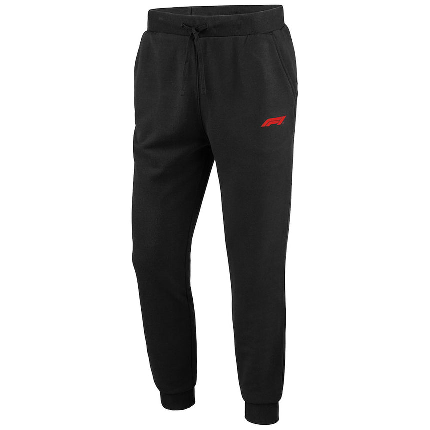 Formula 1 F1 Logo Black Jogging Bottoms