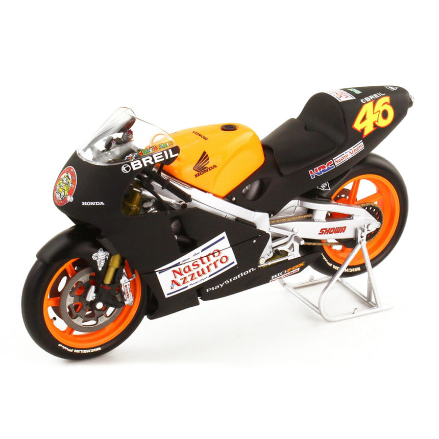 Minichamps Scale 1:12 Valentino Rossi VR46 Team Nastro Azzurro Test 2000 Model Bike