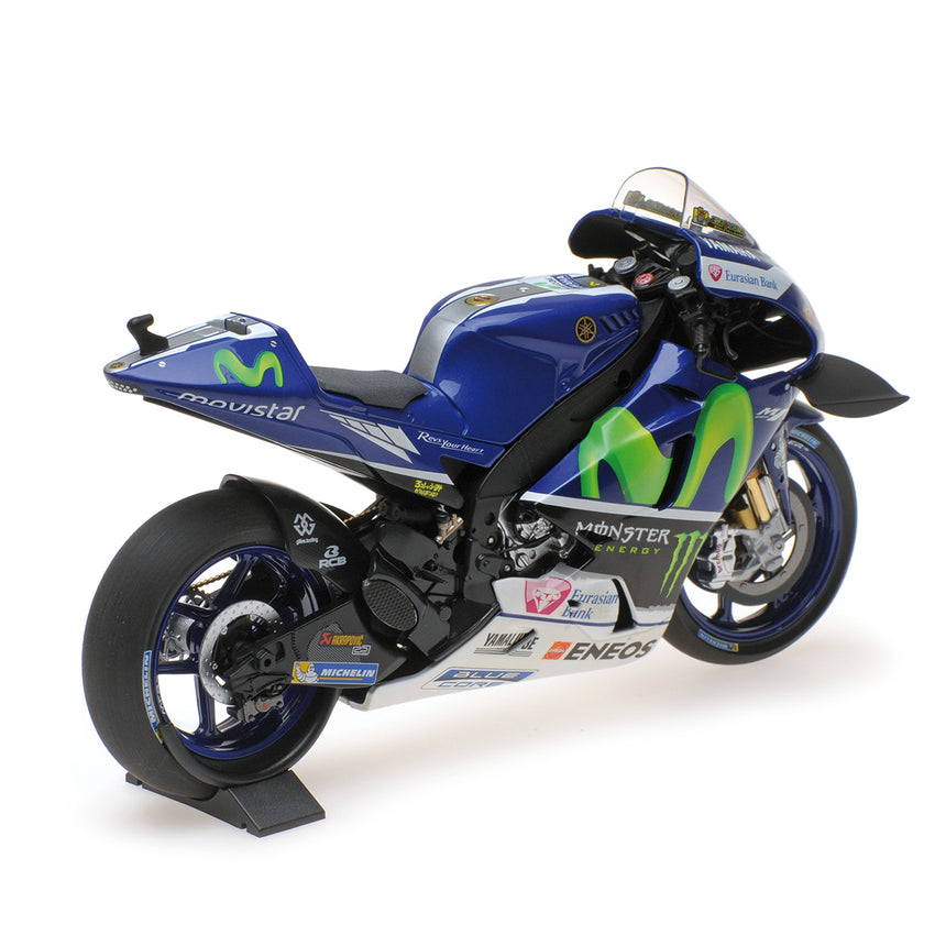Minichamps 1:12 Valentino Rossi VR46 Moto GP Yamaha 2016 Diecast Model Bike