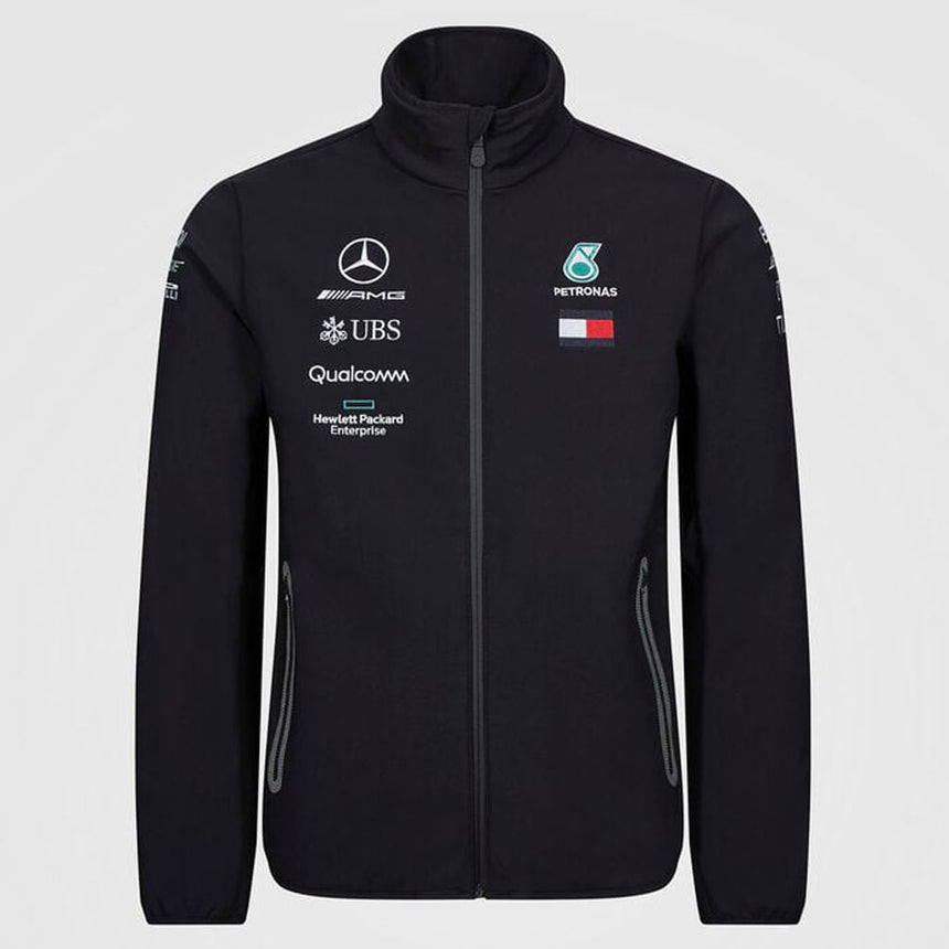 Mercedes AMG Petronas F1 Team Black Softshell Jacket
