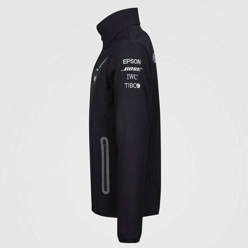 Mercedes AMG Petronas F1 Team Black Softshell Jacket