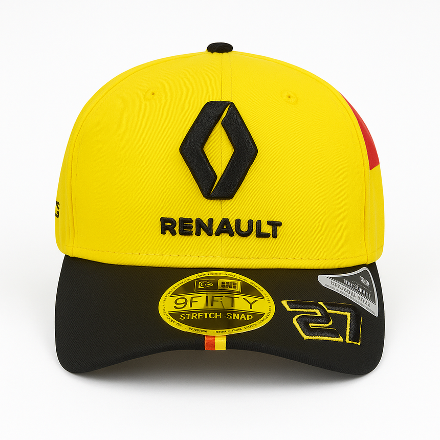 Renault F1 Team 2019 Nico Hulkenberg #27 Yellow Driver Cap