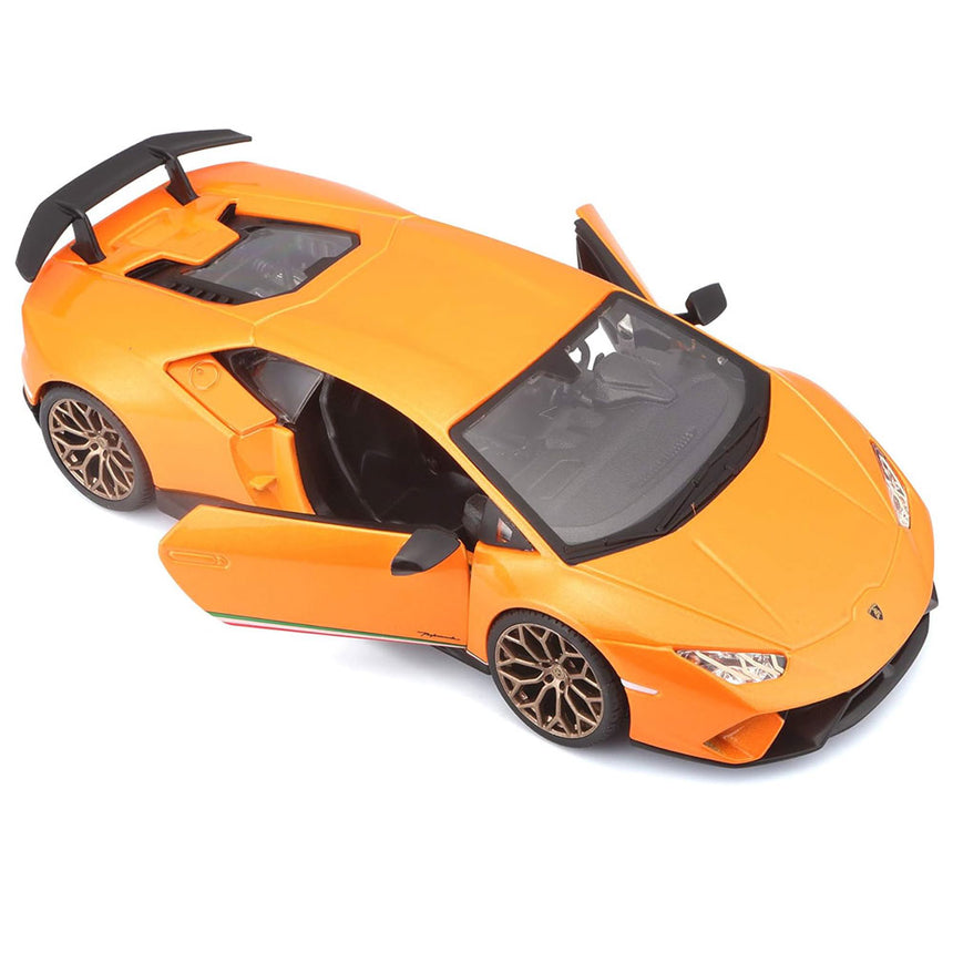 Bburago 1:24 Lamborghini Huracan Performante | Orange Model Car