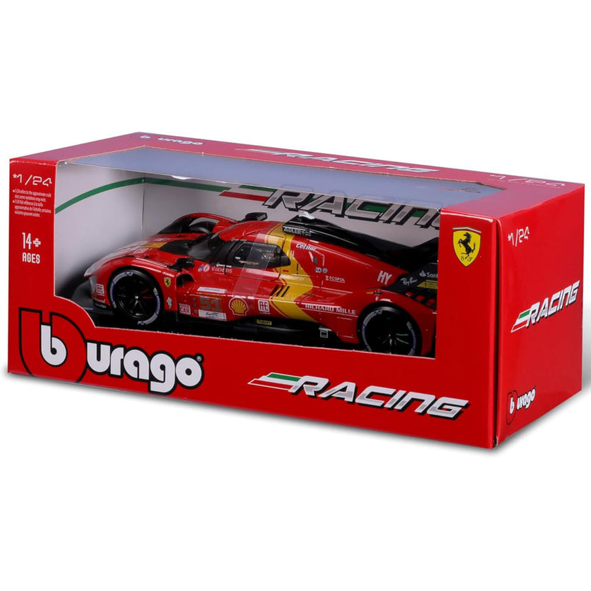 Bburago 1:24 Ferrari 499P 24H Le Mans Champion 2024 Model Car
