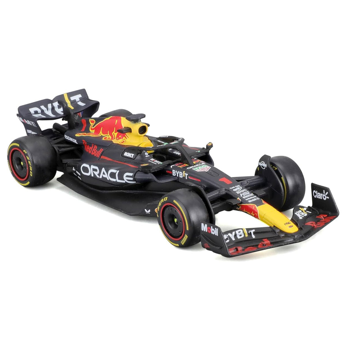 Bburago 1:43 Scale Die‑Cast Red Bull RB19 2023 F1 Car #1 Max Verstappen - Window Box