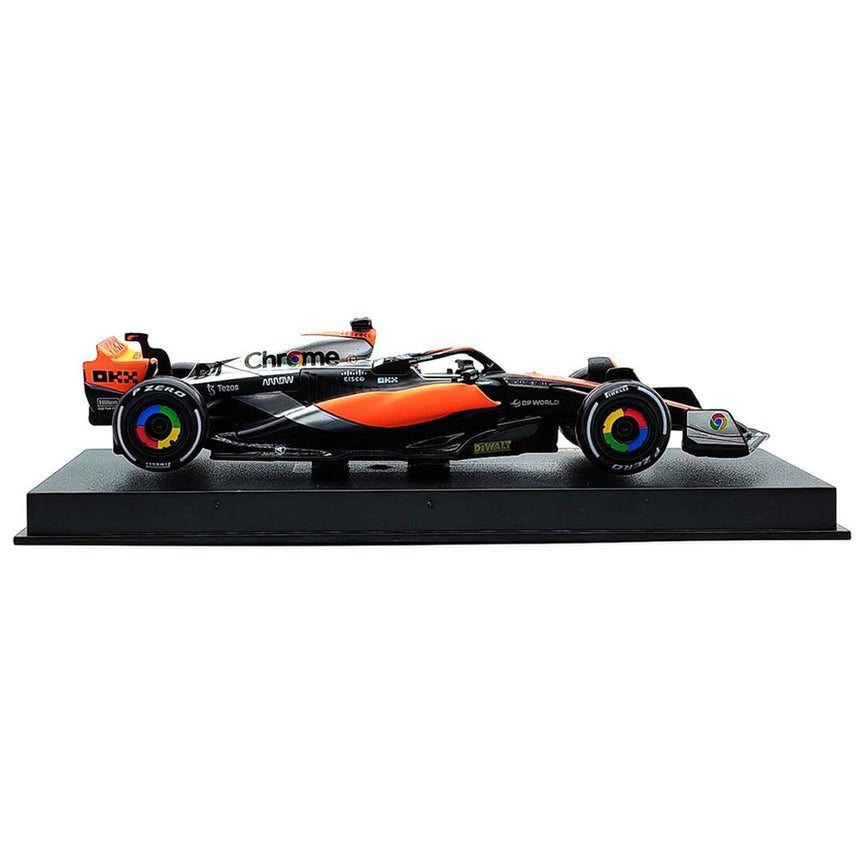 Burago 1:43 McLaren MCL60 2023 #81 Oscar Piastri Display Case Model Car