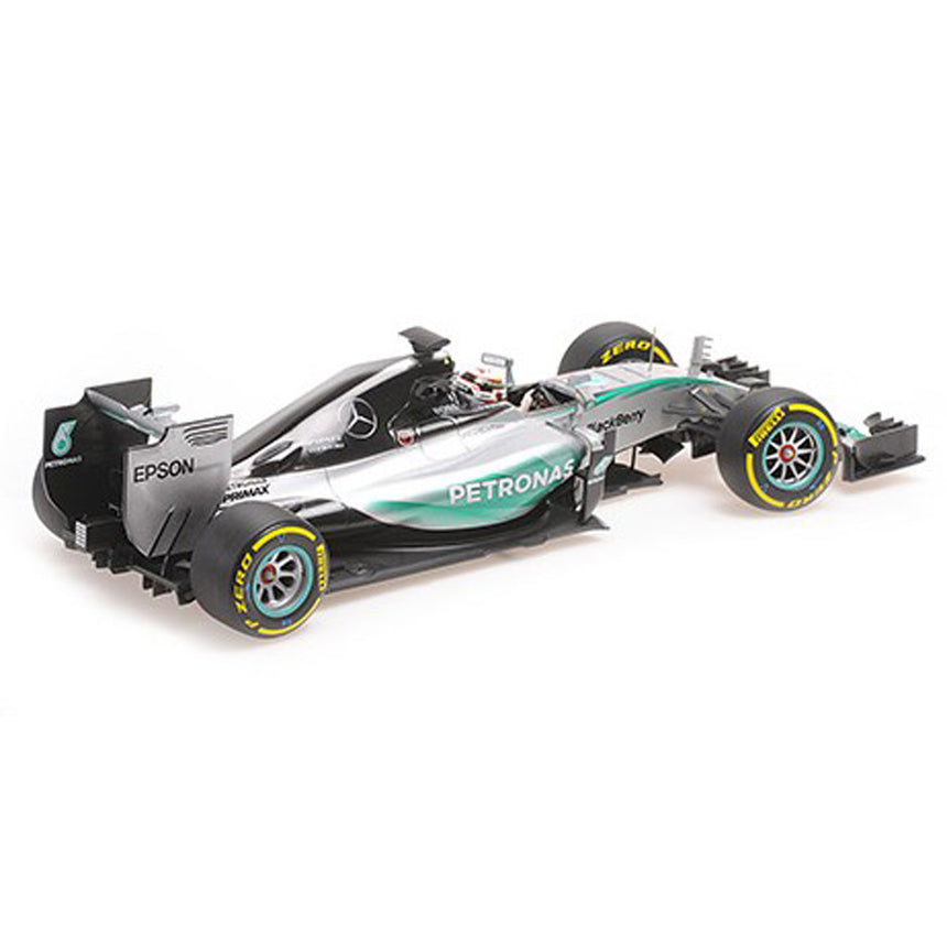 Minichamps 1:18 Scale Mercedes Lewis Hamilton #44 World Champion 2015 Model