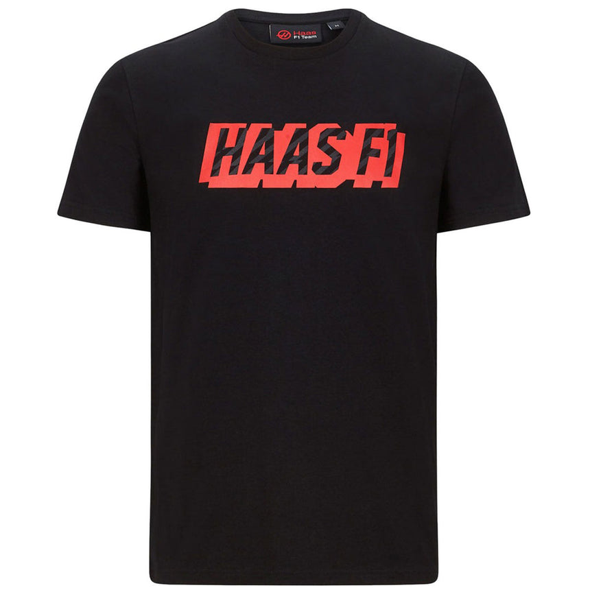 Haas F1 Team Graphic Logo Black Tee Shirt