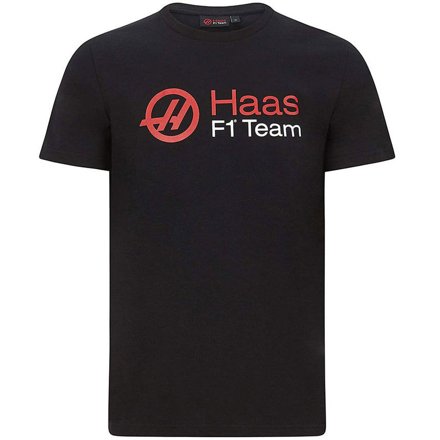 Haas F1 Team Black Logo Tee Shirt