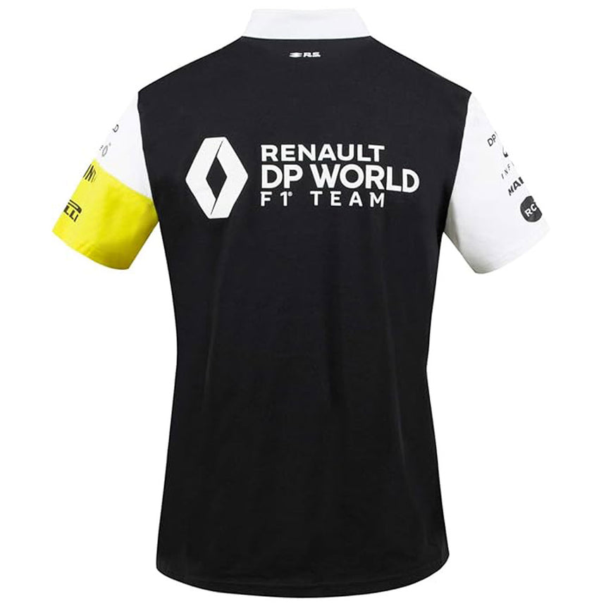 Renault DP World F1 Team Polo shirt formula 1 2020 black / Yellow / White