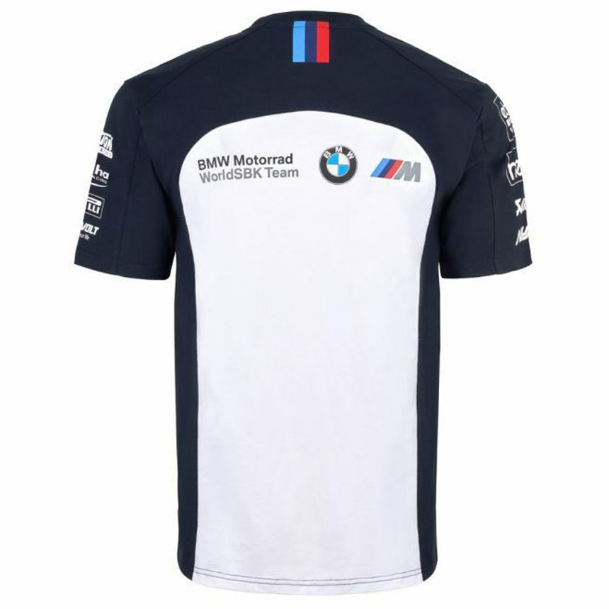 BMW Motorrad Superbike SBK Moto GP Team Blue/White Tee Shirt