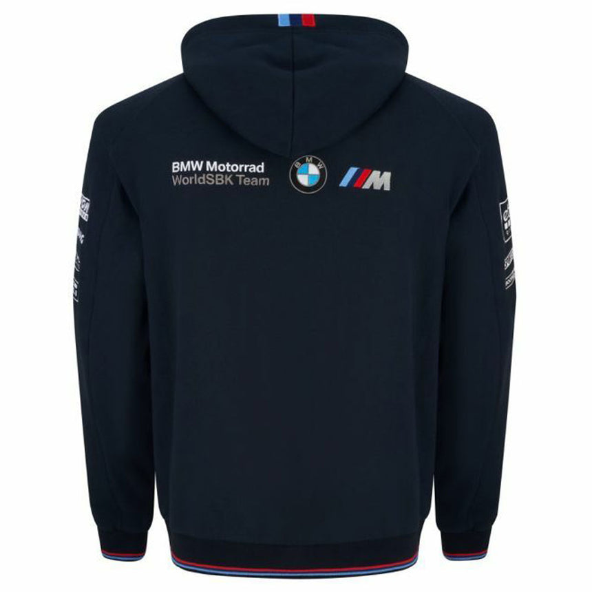 BMW Motorrad Superbike SBK Moto GP Kids Navy Blue Team Full Zip Hoodie