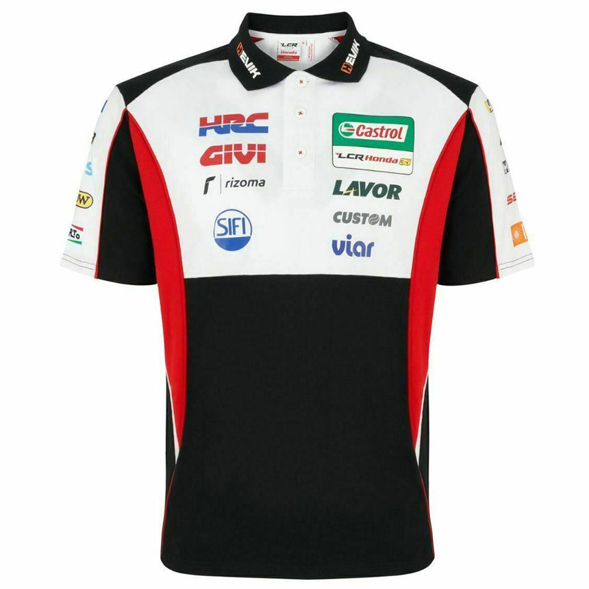 LCR Team Honda White/Black/Red Polo Shirt
