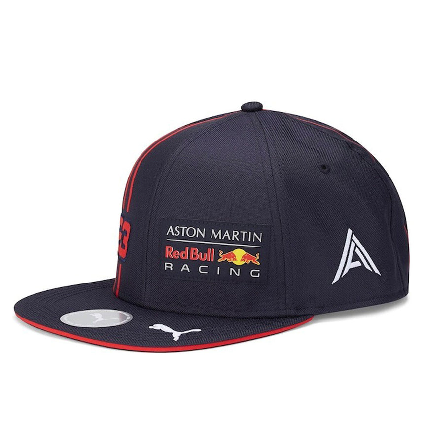 Red Bull Racing Alex Albon #23 2020 Flatbrim Navy Blue Snap Back Cap