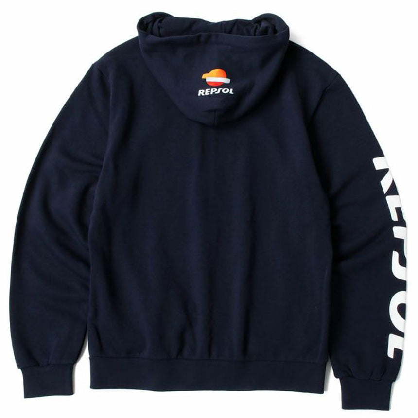 Repsol Racing Navy Side Stripe Print Hoodie