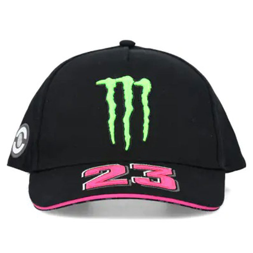 Enea Bastianini #23 Black Monster Energy Midvisor Adjustable Fit Baseball Cap