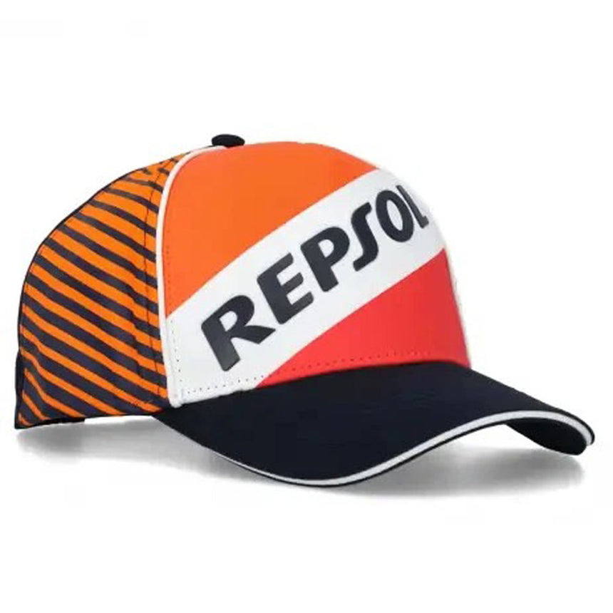 Repsol Racing Orange/Navy Adjustable Size Baseball Cap