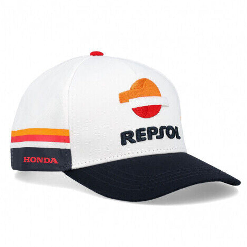Repsol Racing White/Navy Adjustable Size Baseball Cap