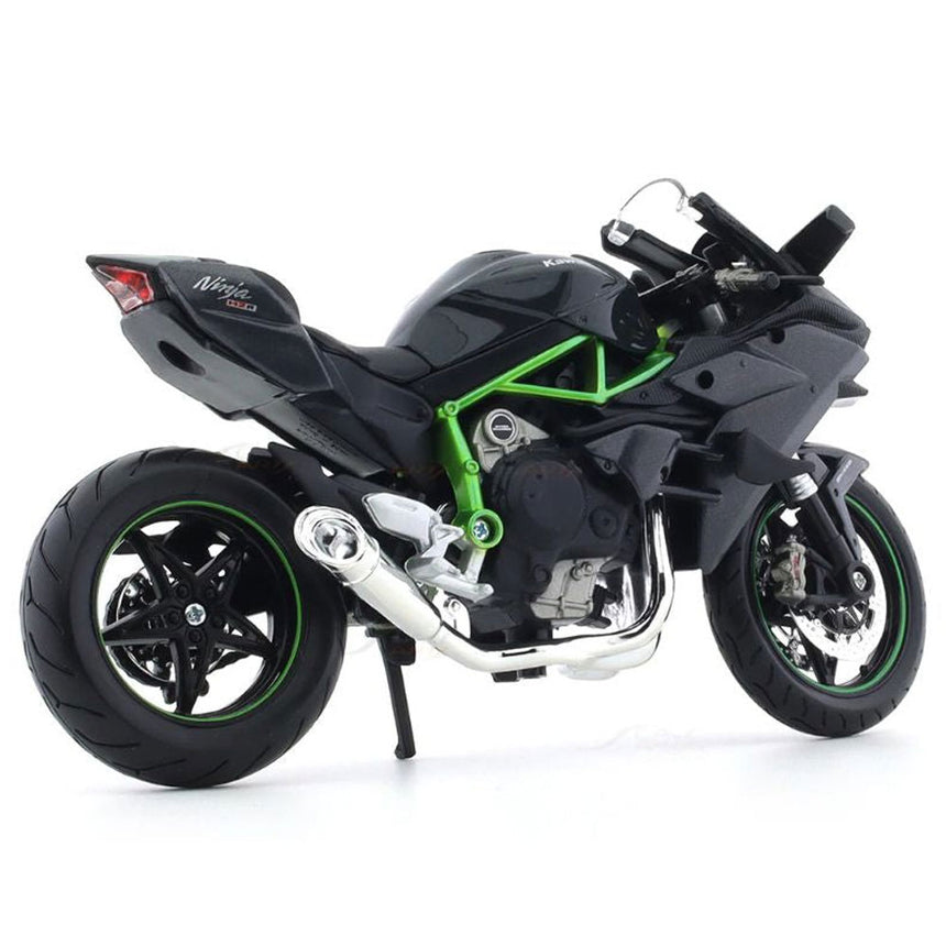 Maisto 1:12 Kawasaki Ninja H2 R Black Diecast Motorcycle Bike Model