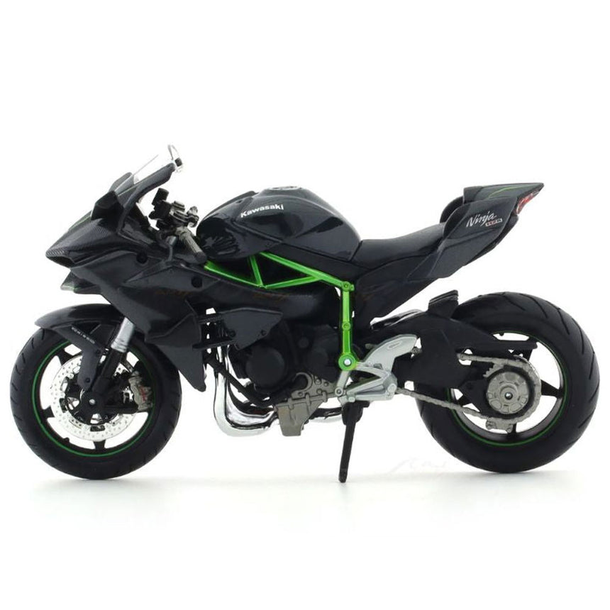 Maisto 1:12 Kawasaki Ninja H2 R Black Diecast Motorcycle Bike Model