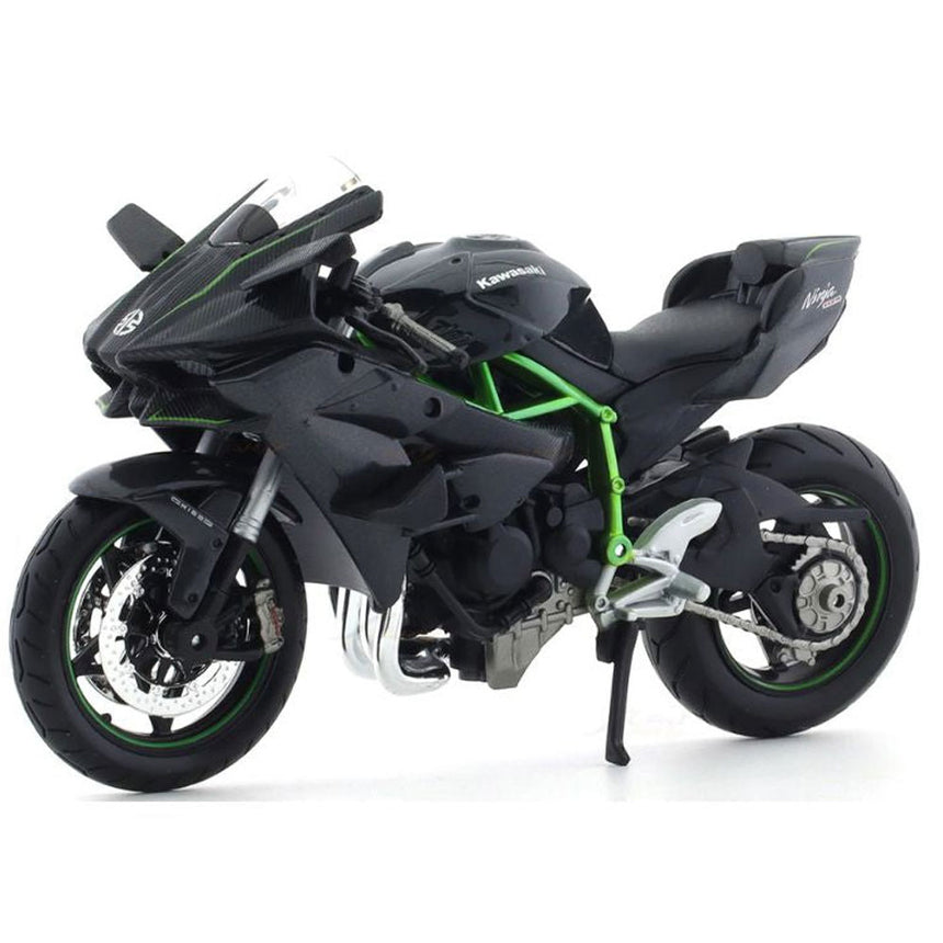 Maisto 1:12 Kawasaki Ninja H2 R Black Diecast Motorcycle Bike Model
