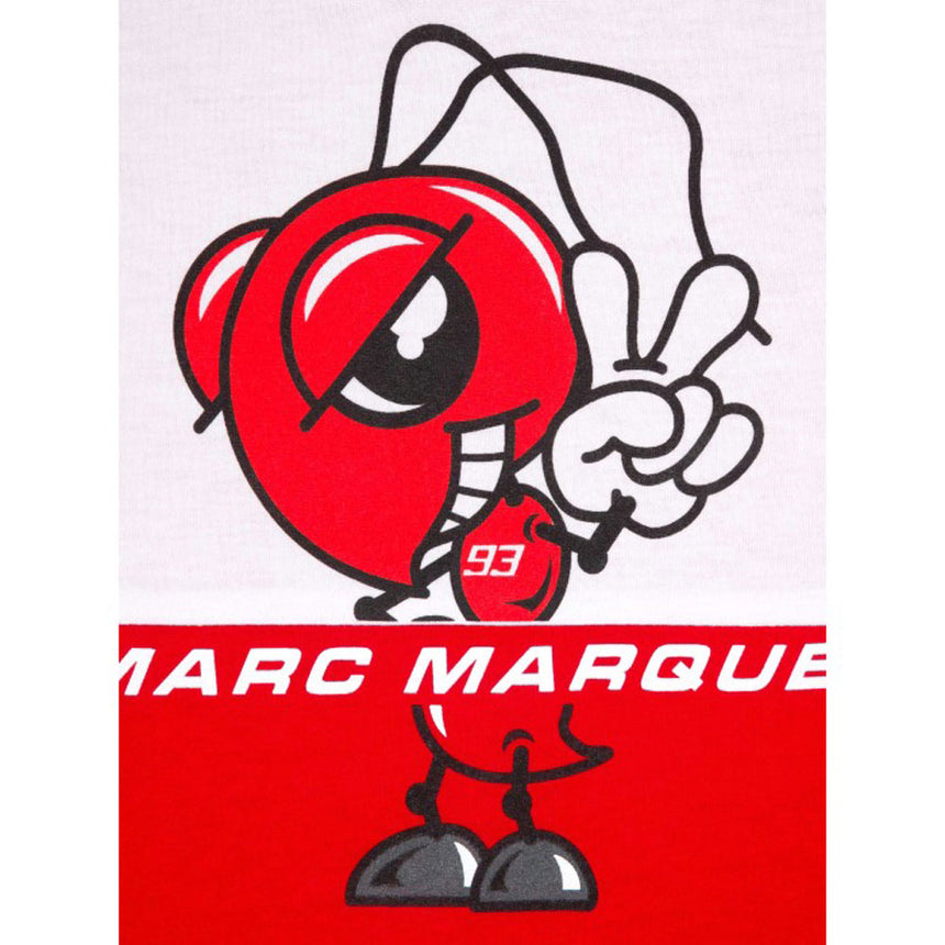 Marc Marques Moto GP #93 Big Ant 93 Print Red Kids Tee Shirt