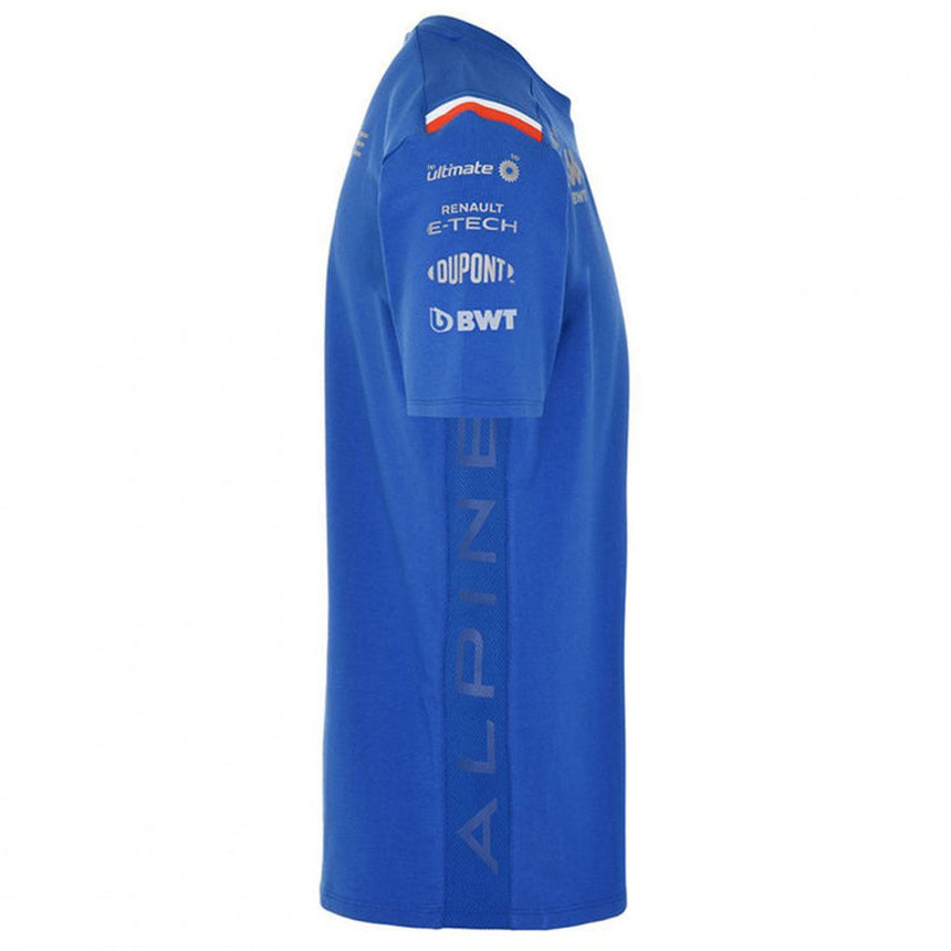 Alpine F1 Team Official Kappa Blue Royal Marine T-Shirt