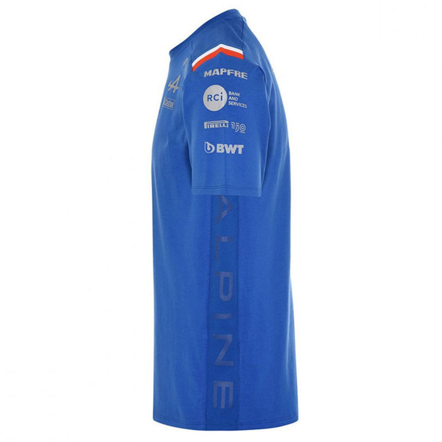 Alpine F1 Team Official Kappa Blue Royal Marine T-Shirt