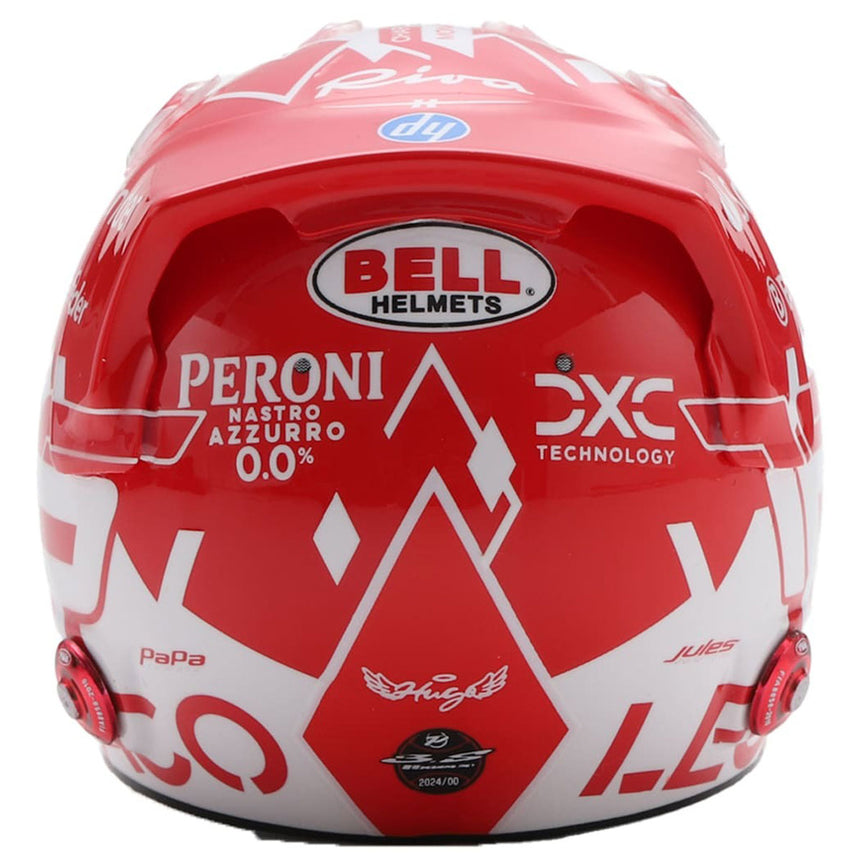 Looksmart 1/5 Scale 2024 Monaco GP Charles Leclerc Mini Helmet