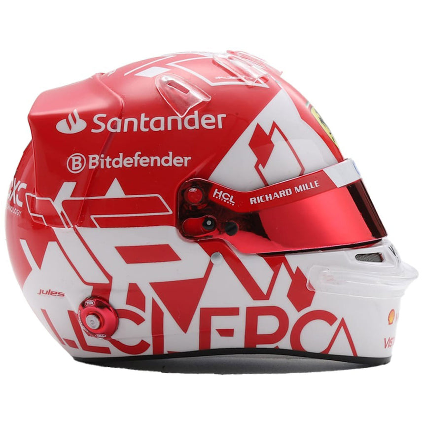 Looksmart 1/5 Scale 2024 Monaco GP Charles Leclerc Mini Helmet