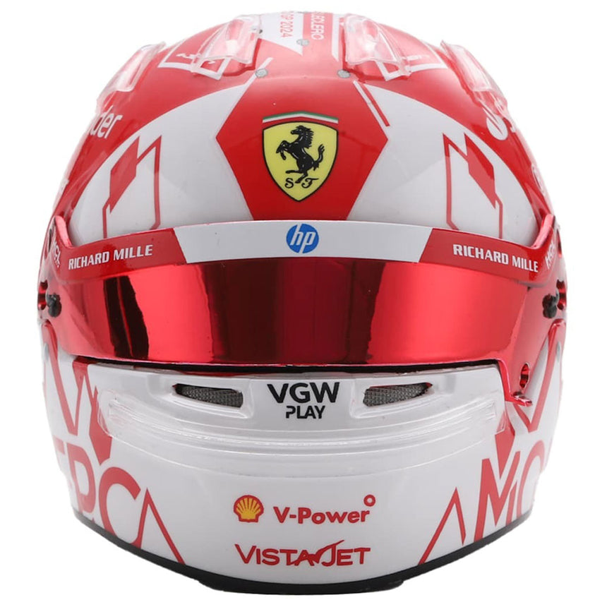 Looksmart 1/5 Scale 2024 Monaco GP Charles Leclerc Mini Helmet