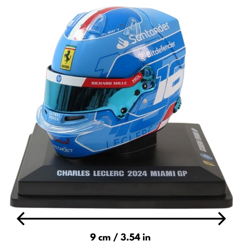 Looksmart 1/5 Scale 2024 Miami GP Charles Leclerc Mini Helmet