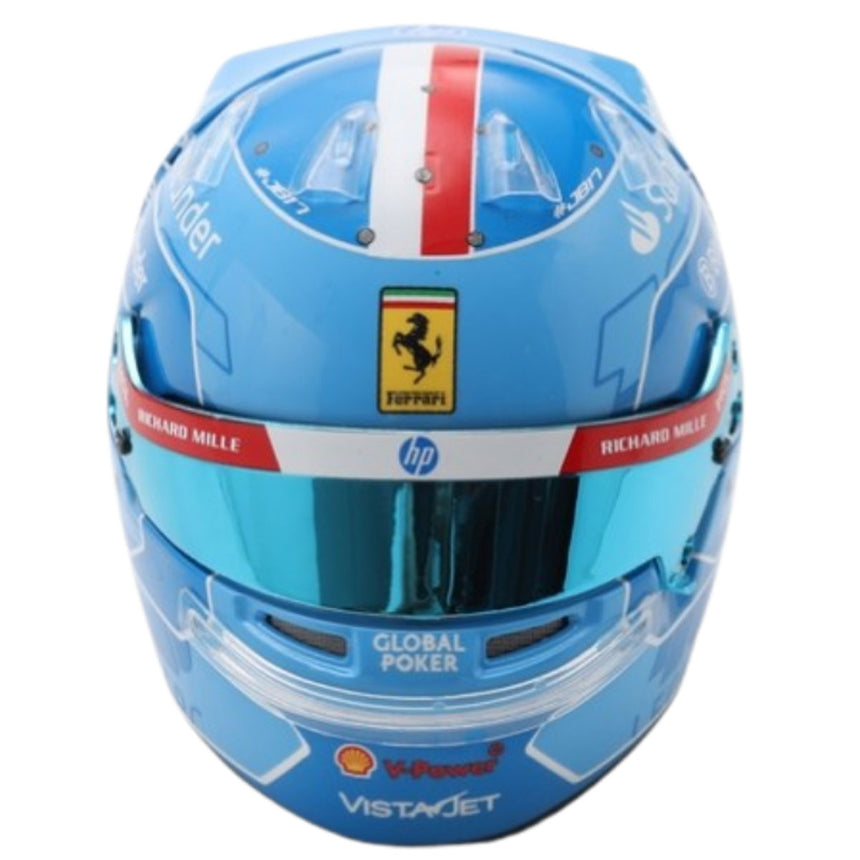 Looksmart 1/5 Scale 2024 Miami GP Charles Leclerc Mini Helmet