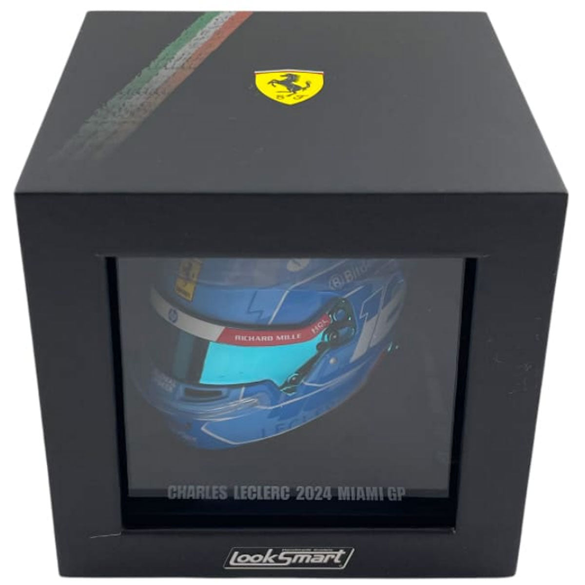Looksmart 1:5 Scale 2024 Miami GP Charles Leclerc Mini Helmet