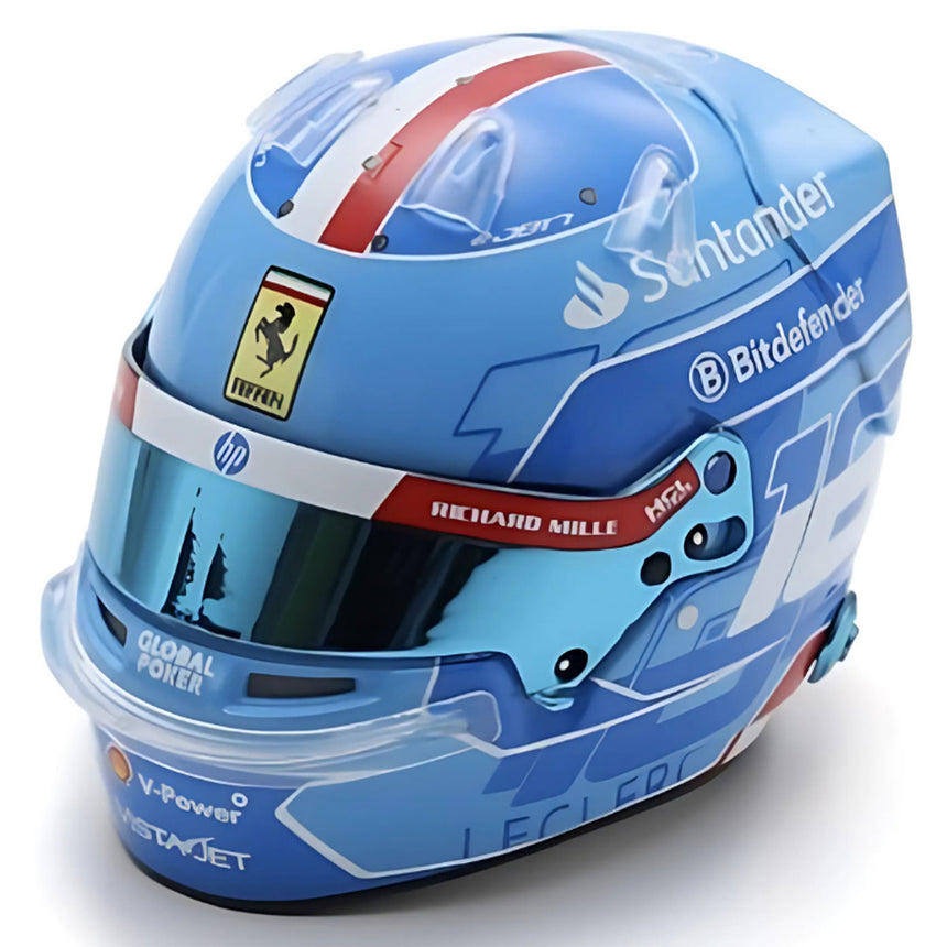 Looksmart 1/5 Scale 2024 Miami GP Charles Leclerc Mini Helmet