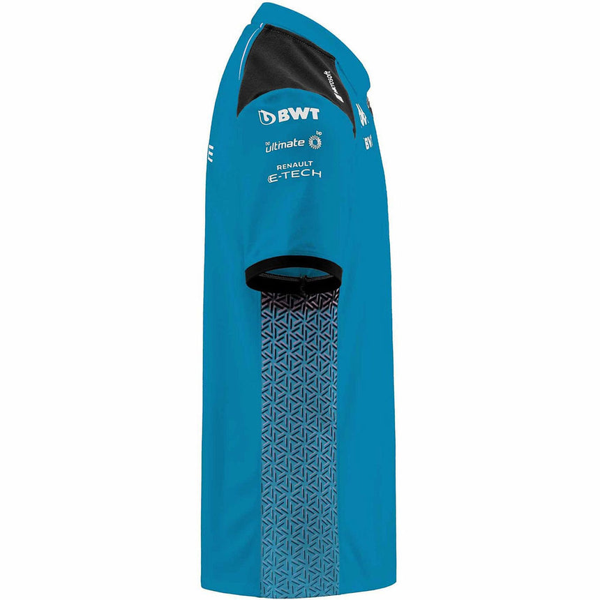 Alpine F1 Team 2023 Turquoise Blue Team Polo Shirt
