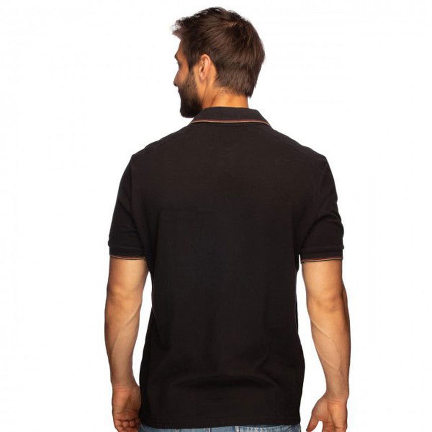 Goodyear Racing Black Retro Watkins Polo Tee Shirt