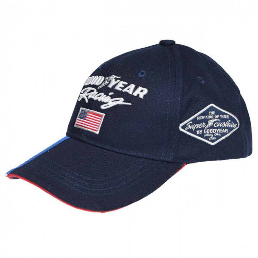 Goodyear Racing Navy Daytona 98 Racetrack Adjustable Size Baseball Cap