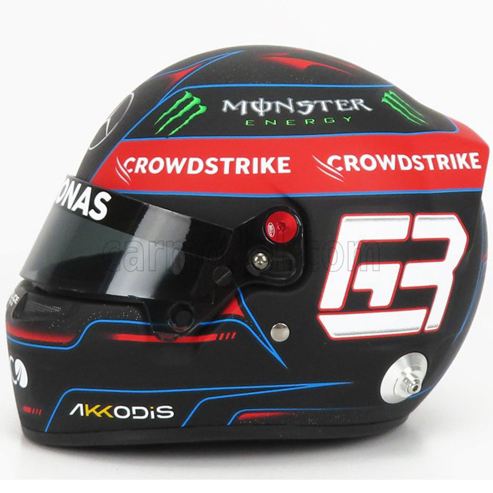 Bell 1:2 Scale 2022 George Russell Mercedes AMG Petronas F1 Mini Helmet