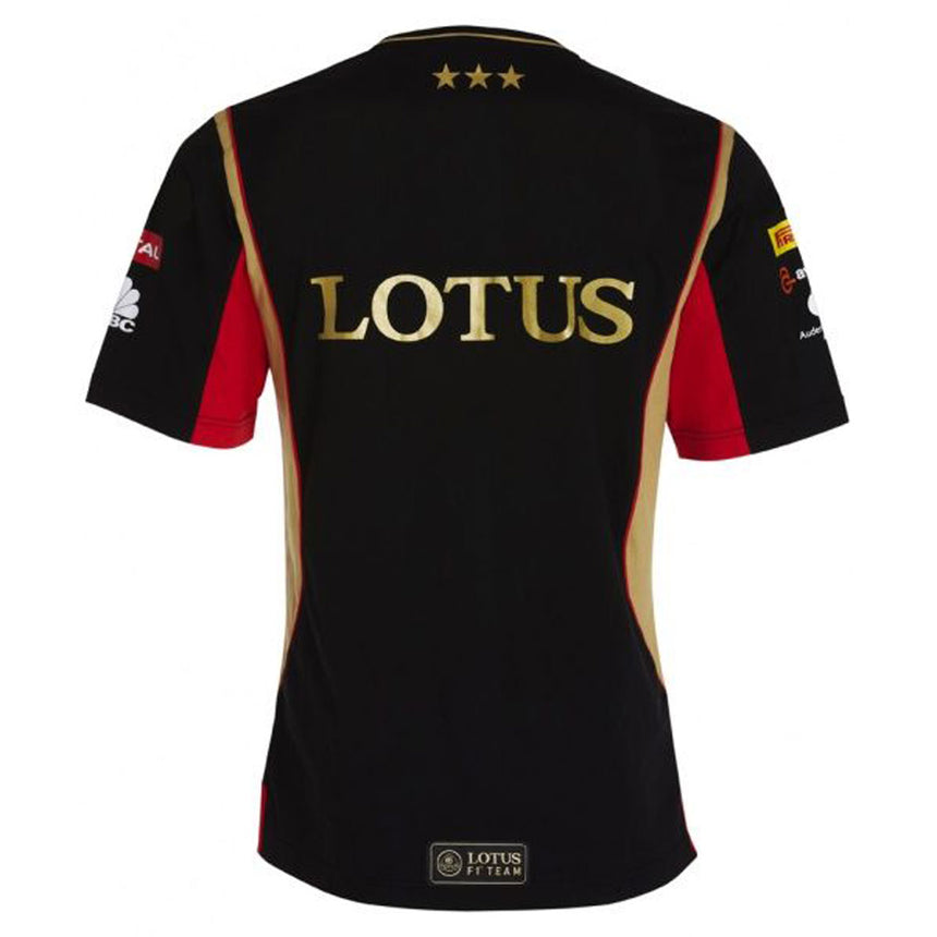Lotus Men's Black & Gold F1 Team T-Shirt | Official Lotus Merchandise