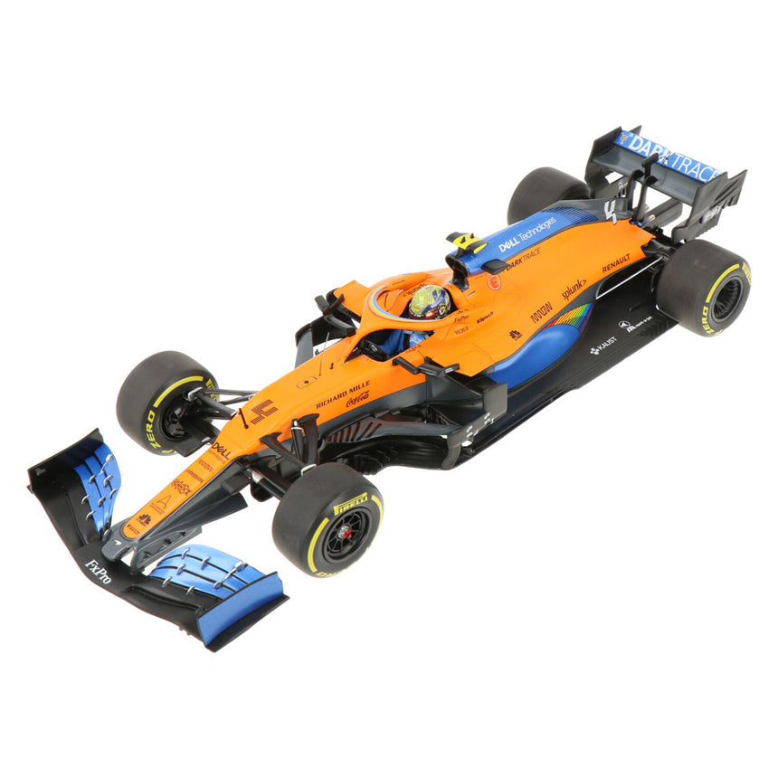Minichamps 1:18 Mclaren MCL35D Lando Norris 3rd Place Austrian GP 2020 Limited Edition Model