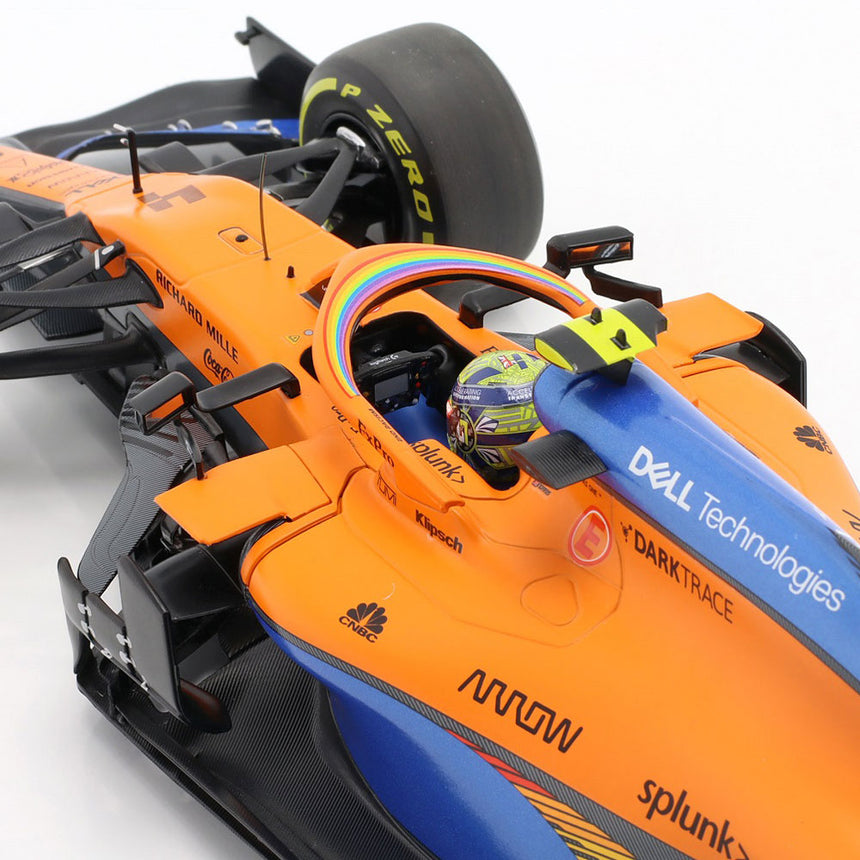 Minichamps 1:18 Mclaren F1 Team MCL35M Lando Norris Austrian GP 2020 Model