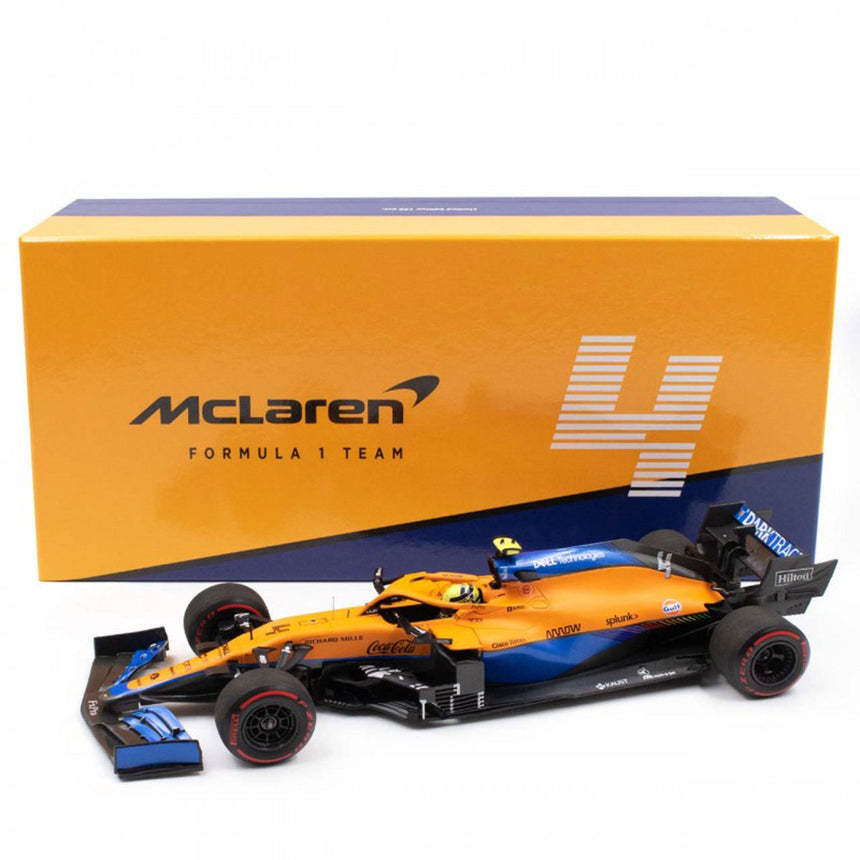 Minichamps 1:18 McLaren Team MCL35M Lando Norris Bahrain GP 2021 Limited Edition Model