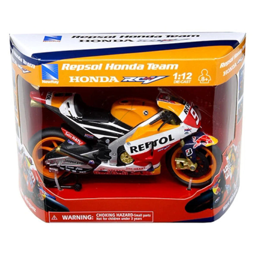 New Ray 1:12 Scale Repsol Honda Racing #93 Marc Marquez Diecast Model Motorcycle Bike